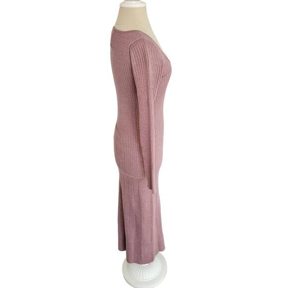 ASTR scoop neck midi mauve dress size M - Picture 7 of 7